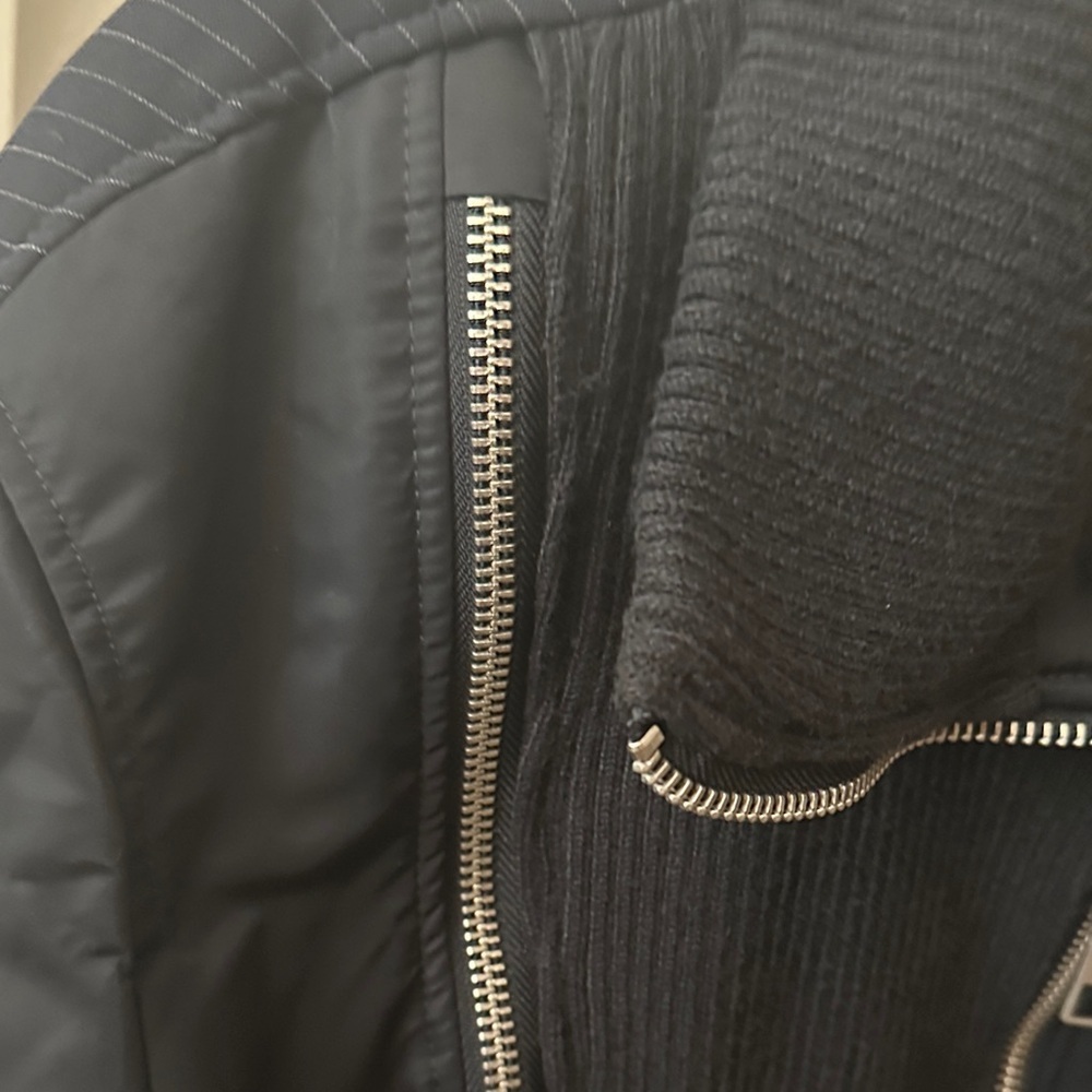 Zara Navy Blue  Cropped Jacket - never worn - Picture 9 of 12